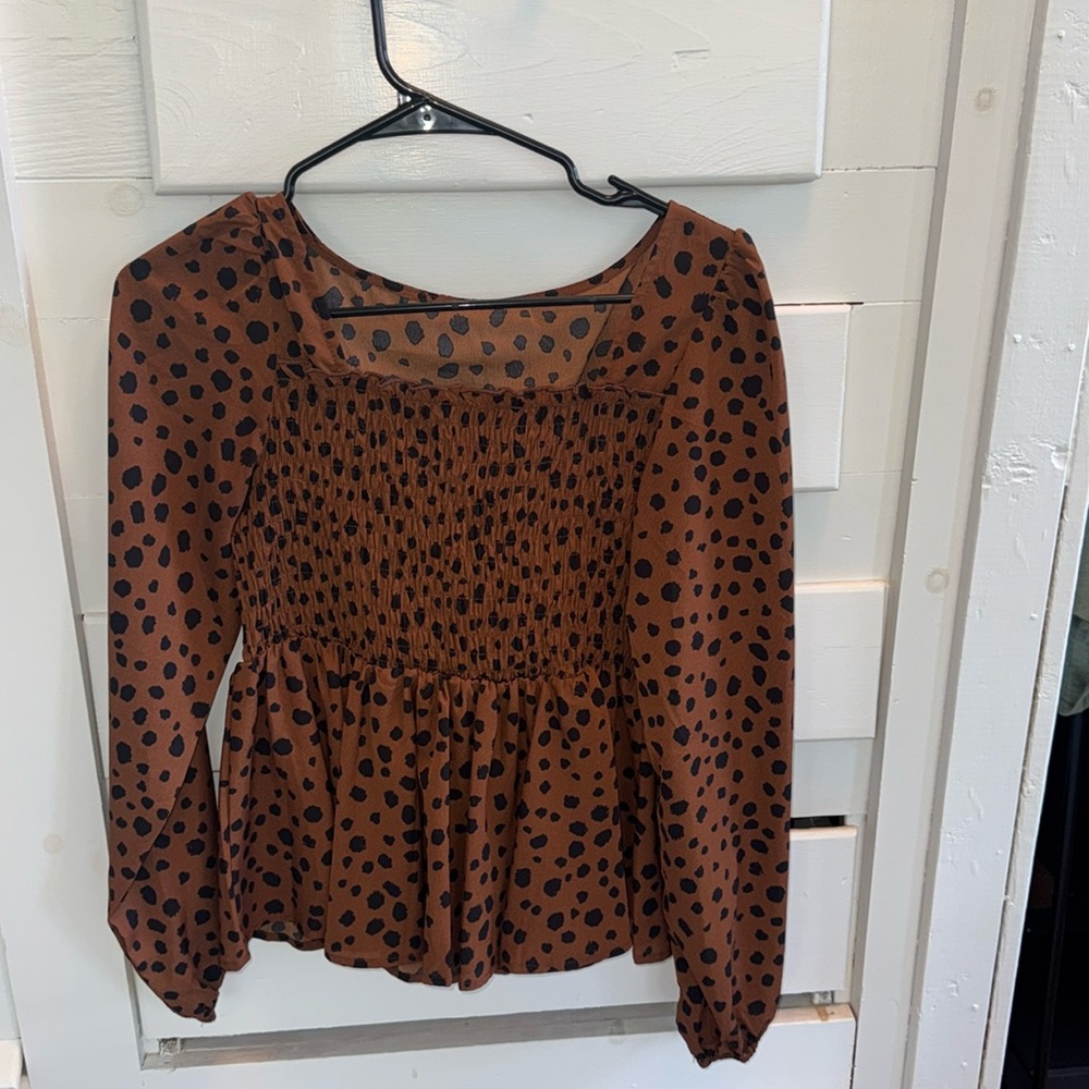 Leopard print Blouse